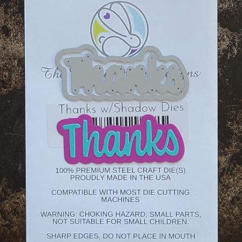 THE RABBIT HOLE DESIGNS THANKS WITH SHADOW DIE SET