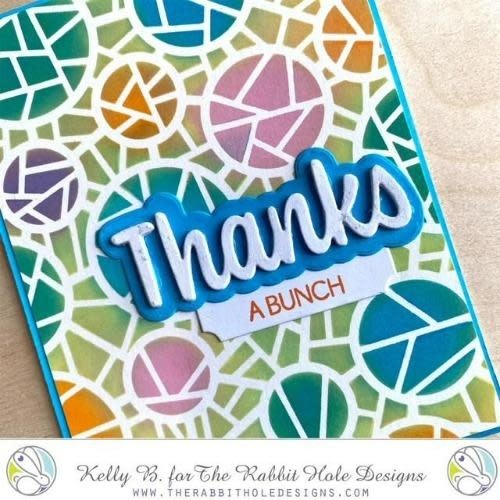 THE RABBIT HOLE DESIGNS THANKS WITH SHADOW DIE SET
