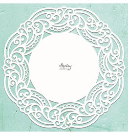 MINTAY MINTAY CHIPPIES - DECOR LACY WREATH 12x12 CHIPBOARD