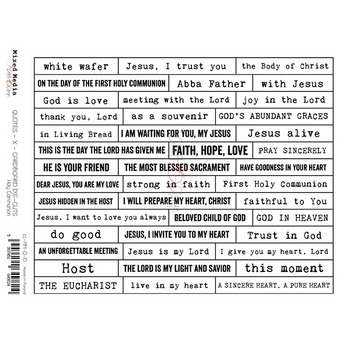 CRAFT O'CLOCK CRAFT O'CLOCK QUOTES-X 6x8 CARDBOARD DIE-CUTS