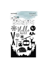 DIY & CIE DIY & CIE MIX CRÉATIF LOVE WINTER CLEAR STAMP SET