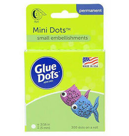 GLUE DOTS GLUE DOTS SMALL EMBELLISHMENTS MINI DOTS 3/16" 300PK