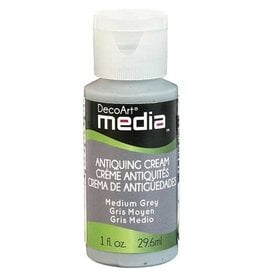 DECOART DECOART MEDIA ANTIQUING CREAM MEDIUM GREY 1OZ.