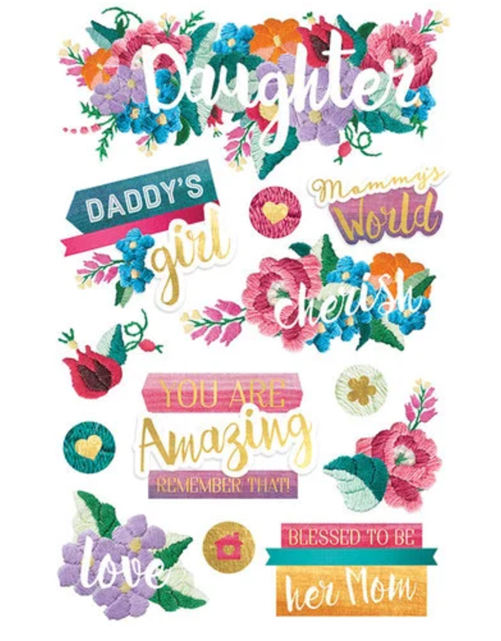 PAPER HOUSE PRODUCTIONS PAPER HOUSE DAUGHTER 3D STICKERS