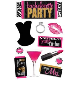 PAPER HOUSE PRODUCTIONS PAPER HOUSE BACHELORETTE PARTY 3D STICKERS