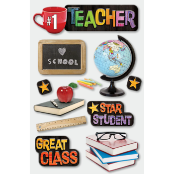PAPER HOUSE PRODUCTIONS PAPER HOUSE TEACHER 3D STICKERS
