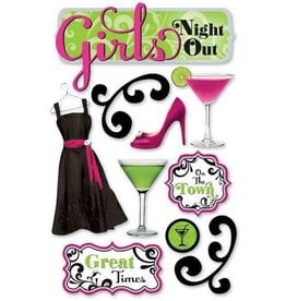 PAPER HOUSE PRODUCTIONS PAPER HOUSE GIRLS NIGHT OUT 3D STICKERS