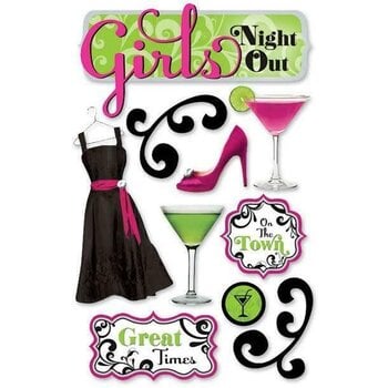PAPER HOUSE PRODUCTIONS PAPER HOUSE GIRLS NIGHT OUT 3D STICKERS