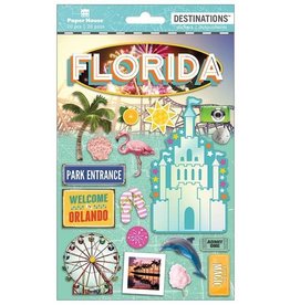 PAPER HOUSE PRODUCTIONS PAPER HOUSE DESTINATIONS FLORIDA MAGIC 3D STICKERS