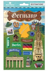 PAPER HOUSE PRODUCTIONS PAPER HOUSE DESTINATIONS GERMANY 3D STICKERS