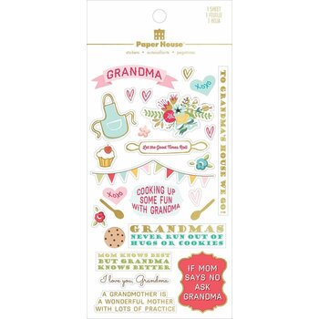 PAPER HOUSE PRODUCTIONS PAPER HOUSE GRANDMOTHER STICKERS