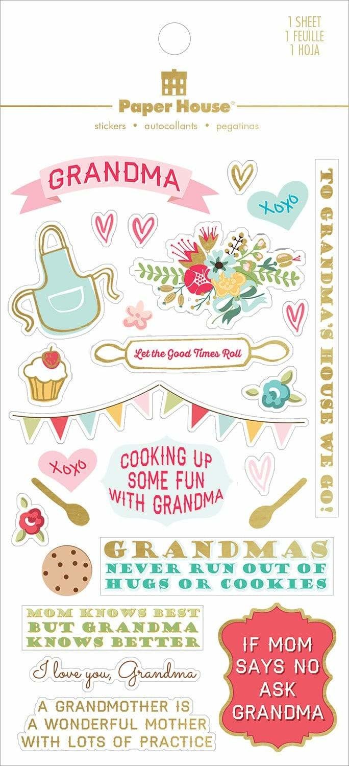 PAPER HOUSE PRODUCTIONS PAPER HOUSE GRANDMOTHER STICKERS