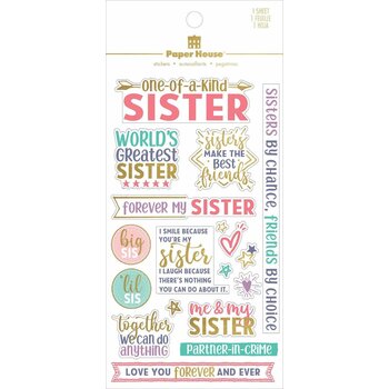 PAPER HOUSE PRODUCTIONS PAPER HOUSE SISTER STICKERS