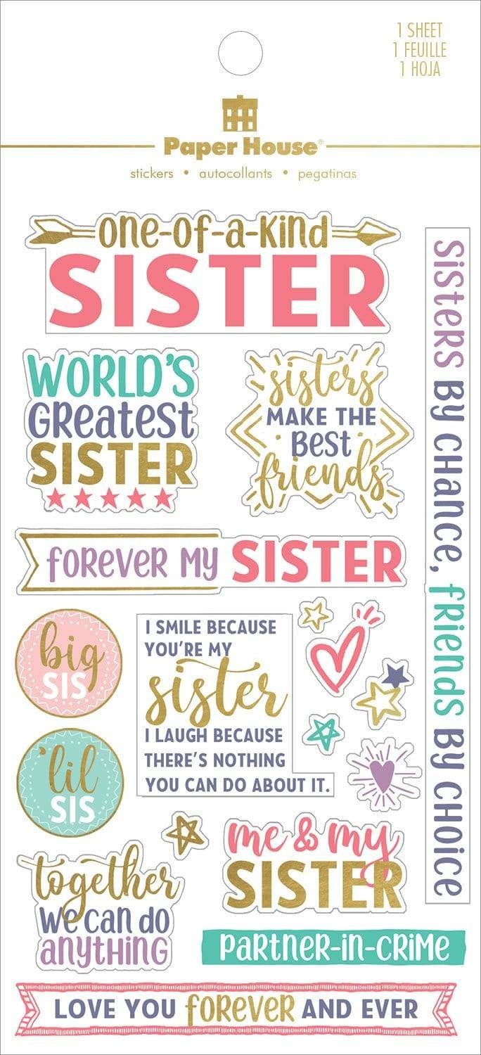 PAPER HOUSE PRODUCTIONS PAPER HOUSE SISTER STICKERS