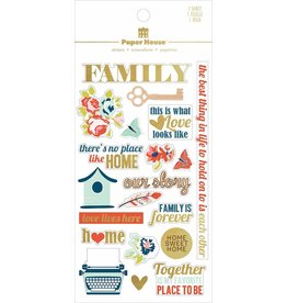 PAPER HOUSE PRODUCTIONS PAPER HOUSE HAPPY FAMILY STICKERS