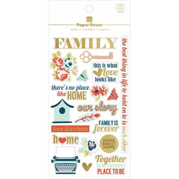 PAPER HOUSE PRODUCTIONS PAPER HOUSE HAPPY FAMILY STICKERS