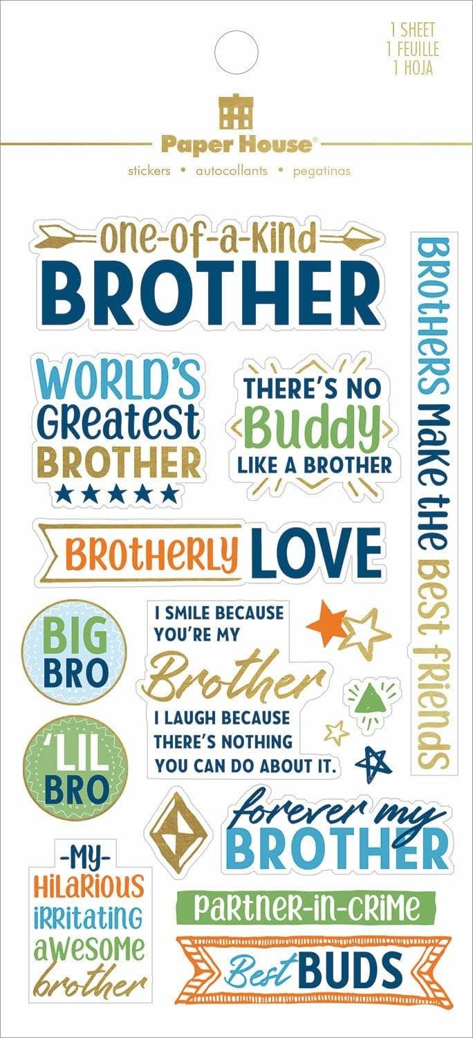 PAPER HOUSE PRODUCTIONS PAPER HOUSE BROTHER STICKERS