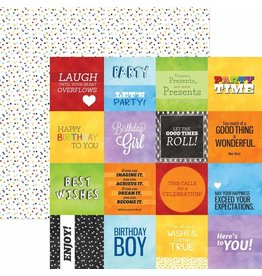 PAPER HOUSE PRODUCTIONS PAPER HOUSE COLORWAYS CELEBRATION TAGS 12X12 CARDSTOCK