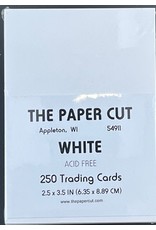 PAPER CUT THE PAPER CUT WHITE TRADING CARDS 2.5x3.5 250/PK