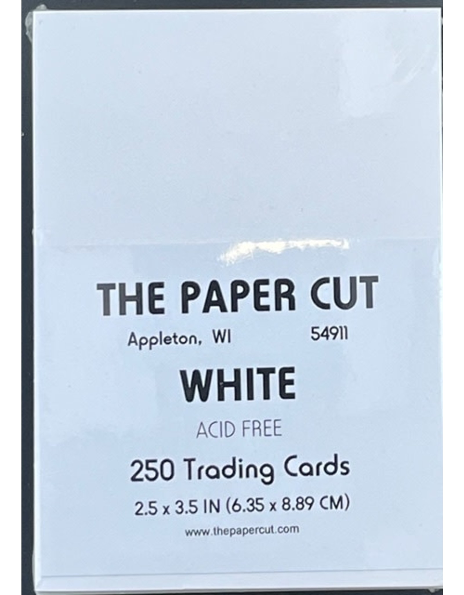 PAPER CUT THE PAPER CUT WHITE TRADING CARDS 2.5x3.5 250/PK