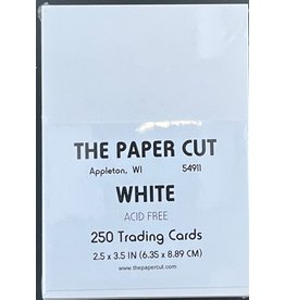 PAPER CUT THE PAPER CUT WHITE TRADING CARDS 2.5x3.5 250/PK