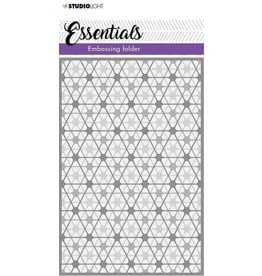 STUDIOLIGHT STUDIOLIGHT ESSENTIALS #06 DOUBLE DIAMOND STRIPES EMBOSSING FOLDER