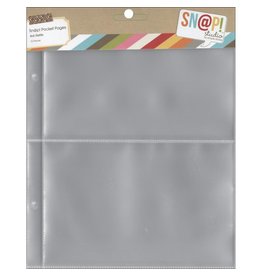 SIMPLE STORIES SIMPLE STORIES SN@P POCKET PAGES REFILLS 4X6 POCKETS 10PK