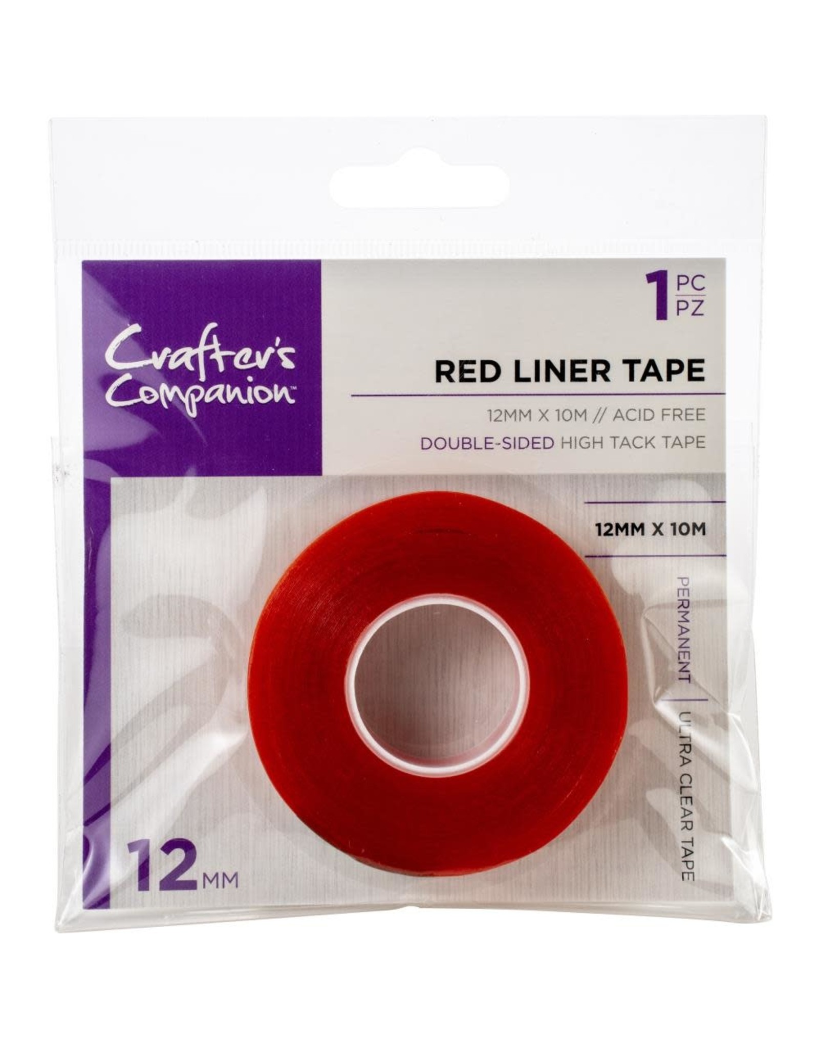 CRAFTERS COMPANION CRAFTER'S COMPANION RED LINER TAPE 12MMX10M