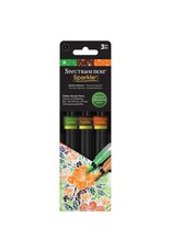 CRAFTERS COMPANION CRAFTERS COMPANION SPECTRUM NOIR EARTHY NATURAL SPARKLE GLITTER BRUSH PENS 3/PK