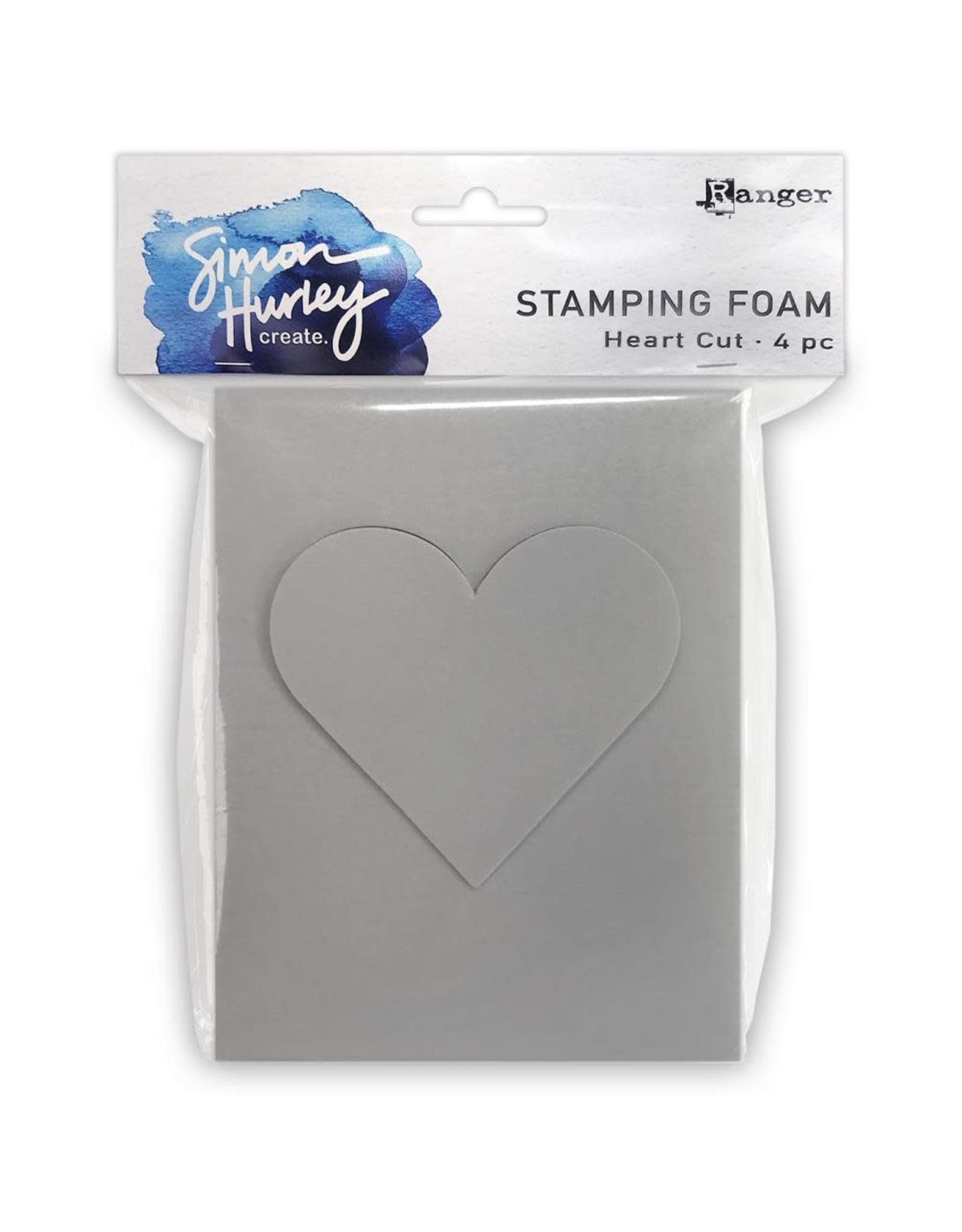 RANGER RANGER SIMON HURLEY CREATE HEART CUT STAMPING FOAM 4pc