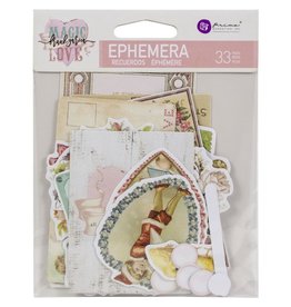 PRIMA PRIMA FRANK GARCIA MAGIC LOVE SHAPES TAGS WORD FOILED ACCENTS DIE CUTS