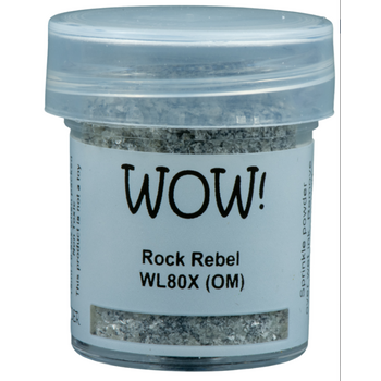 WOW! WOW! ROCK REBEL EMBOSSING POWDER 0.5OZ