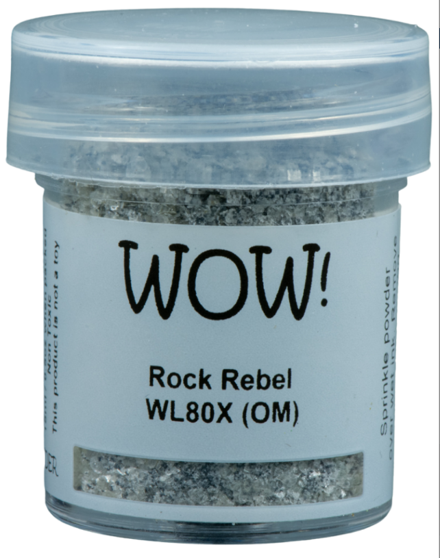 WOW! WOW! ROCK REBEL EMBOSSING POWDER 0.5OZ