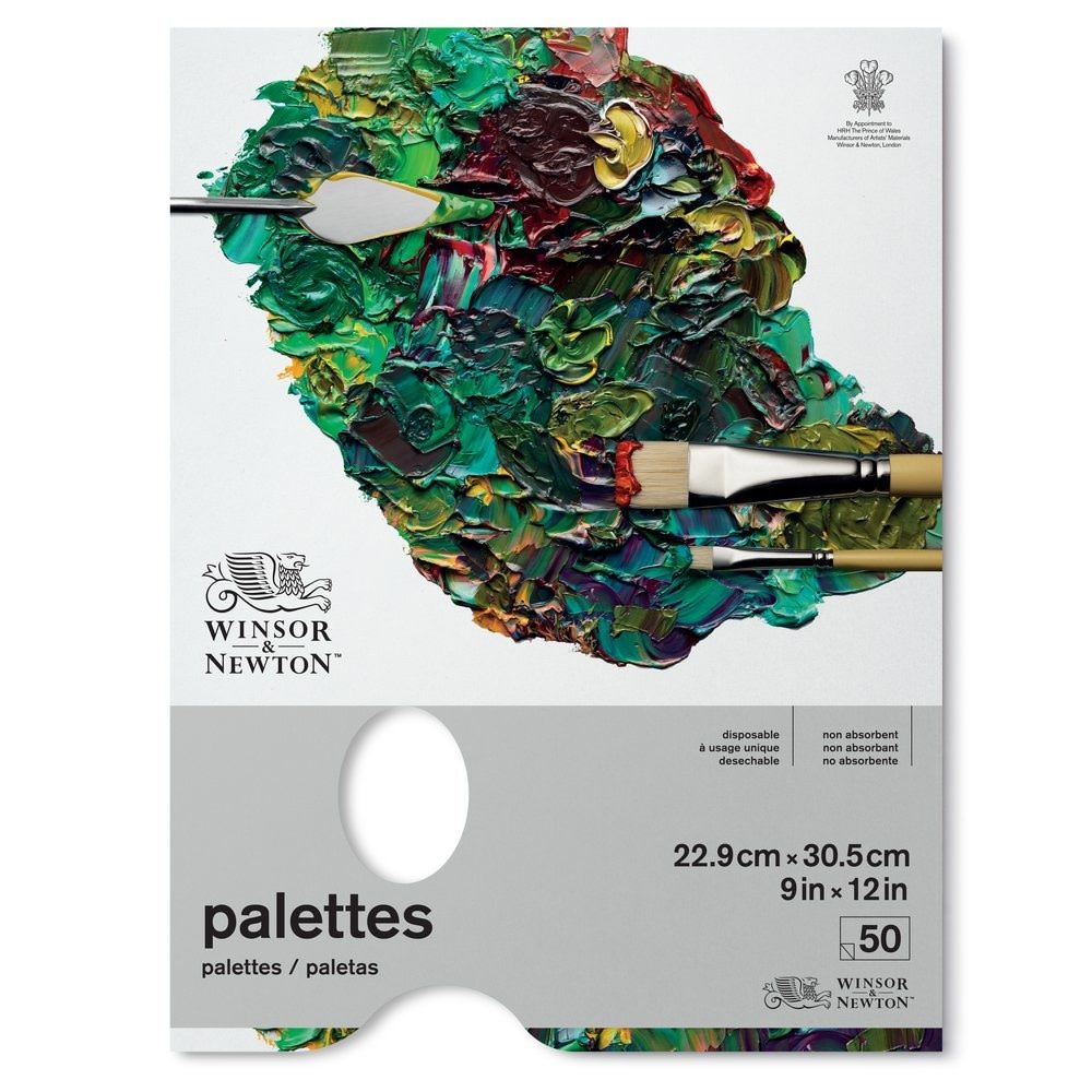 WINSOR & NEWTON TEAR-OFF PALETTE PAPER 9x12 50 SHEETS