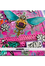 CARABELLE STUDIOS CARABELLE STUDIO SORAYA HAMMING BUTTERFLY: SPARKLE A6 CLING STAMP