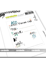 CARABELLE STUDIOS CARABELLE STUDIO ALEXI ATC #2 IN ENGLISH A7 CLING STAMP