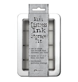 RANGER TIM HOLTZ DISTRESS MINI INK STORAGE TIN HOLDS 12