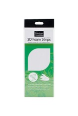 COUTURE CREATIONS COUTURE CREATIONS SELF ADHESIVE WHITE 3D FOAM STRIPS