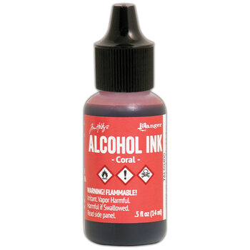 RANGER TIM HOLTZ ALCOHOL INK CORAL 0.5 OZ