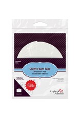 3L SCRAPBOOK ADHESIVES WHITE CRAFTY FOAM TAPE ROLL 4m