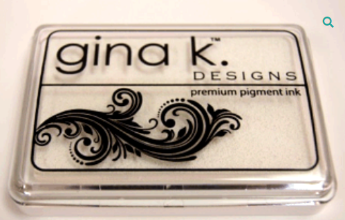 GINA K WHITE PIGMENT INK PAD - Scrapbook Centrale