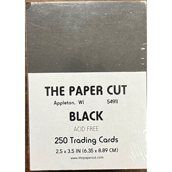 PAPER CUT THE PAPER CUT BLACK TRADING CARDS 2.5x3.5 250/PK