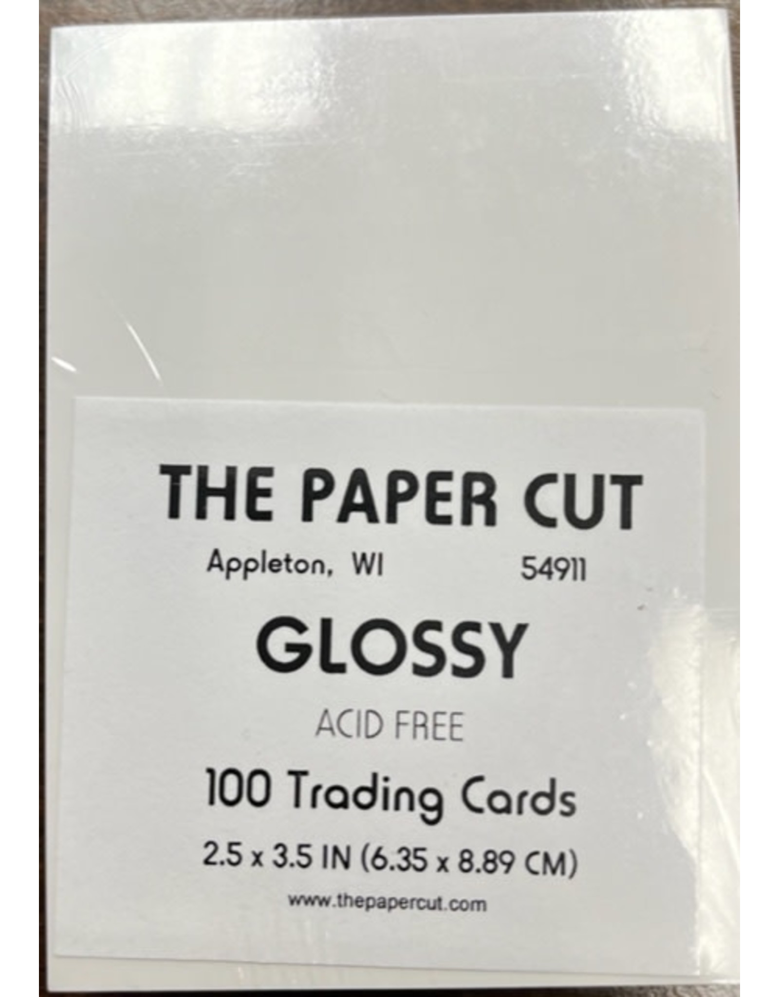 PAPER CUT THE PAPER CUT GLOSSY TRADING CARDS 2.5x3.5 100/PK