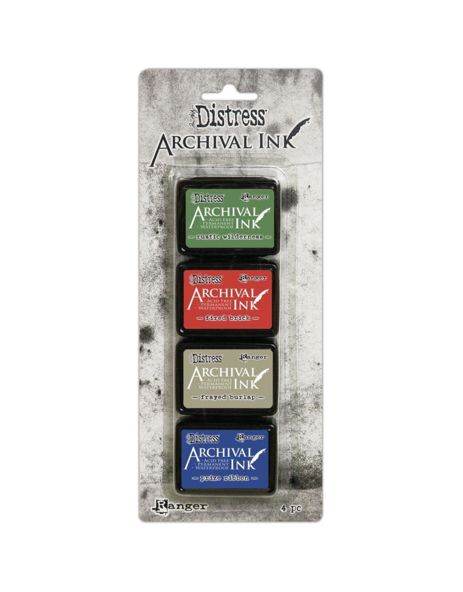 RANGER TIM HOLTZ DISTRESS ARCHIVAL MINI INK PAD KIT #6