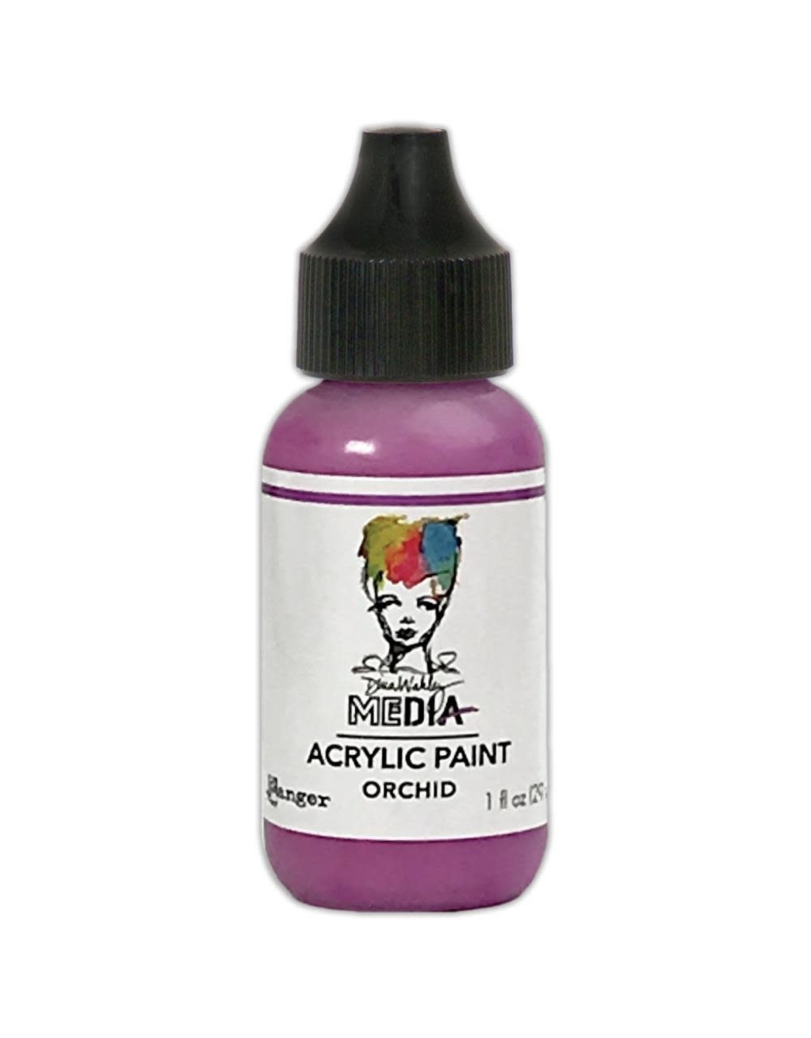 RANGER RANGER DINA WAKLEY MEDIA ACRYLIC PAINT ORCHID 1OZ