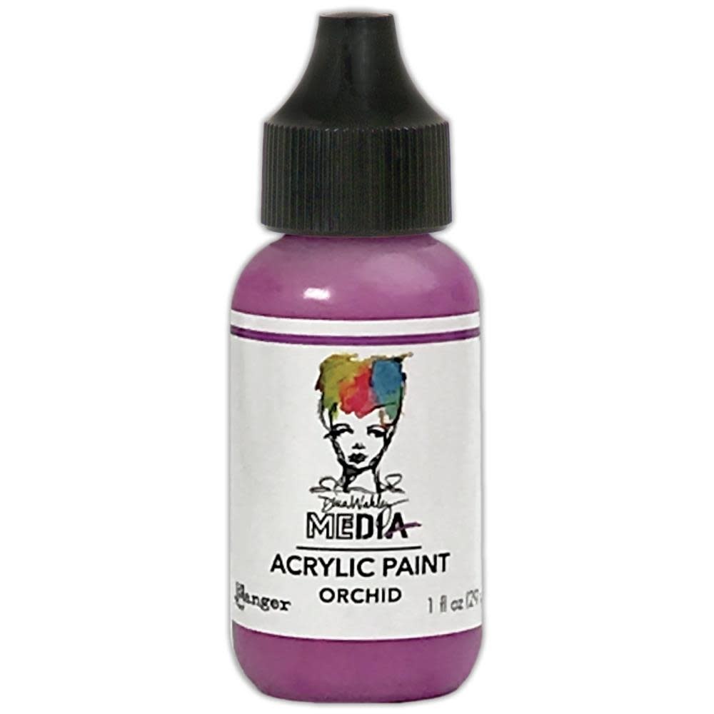RANGER RANGER DINA WAKLEY MEDIA ACRYLIC PAINT ORCHID 1OZ