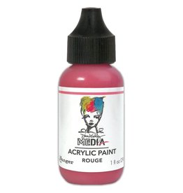 RANGER RANGER DINA WAKLEY MEDIA ACRYLIC PAINT ROUGE 1OZ