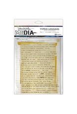 RANGER RANGER DINA WAKLEY MEDIA TYPED LEDGERS SET 1 12 SHEETS RANGER RANGER DINA WAKLEY MEDIA TYPED LEDGERS SET 1 12 SHEETS