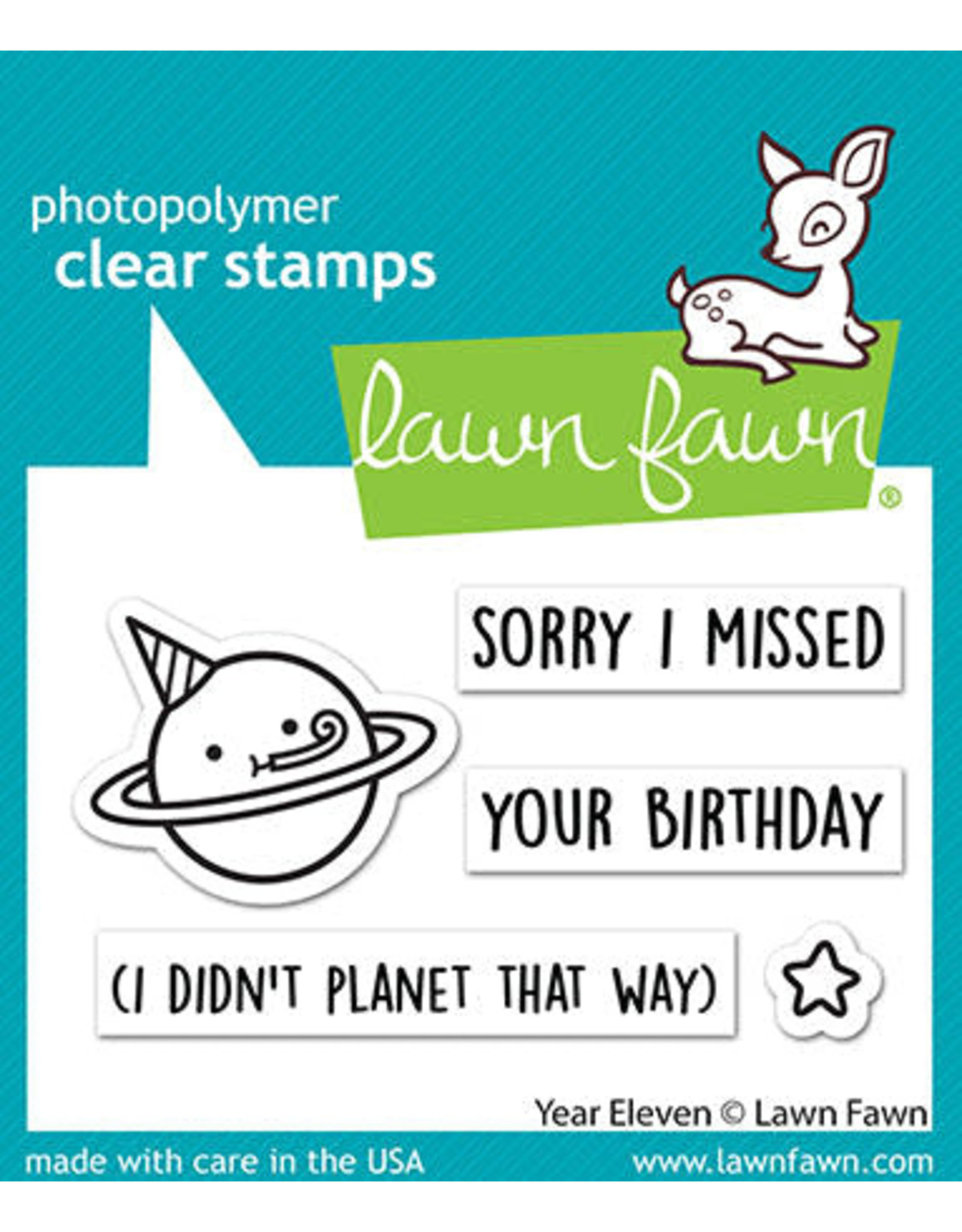 LAWN FAWN LAWN FAWN YEAR ELEVEN CLEAR STAMP SET
