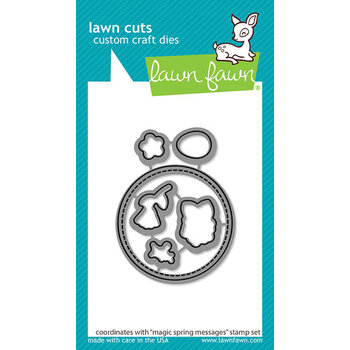 LAWN FAWN LAWN FAWN MAGIC SPRING MESSAGES DIE SET